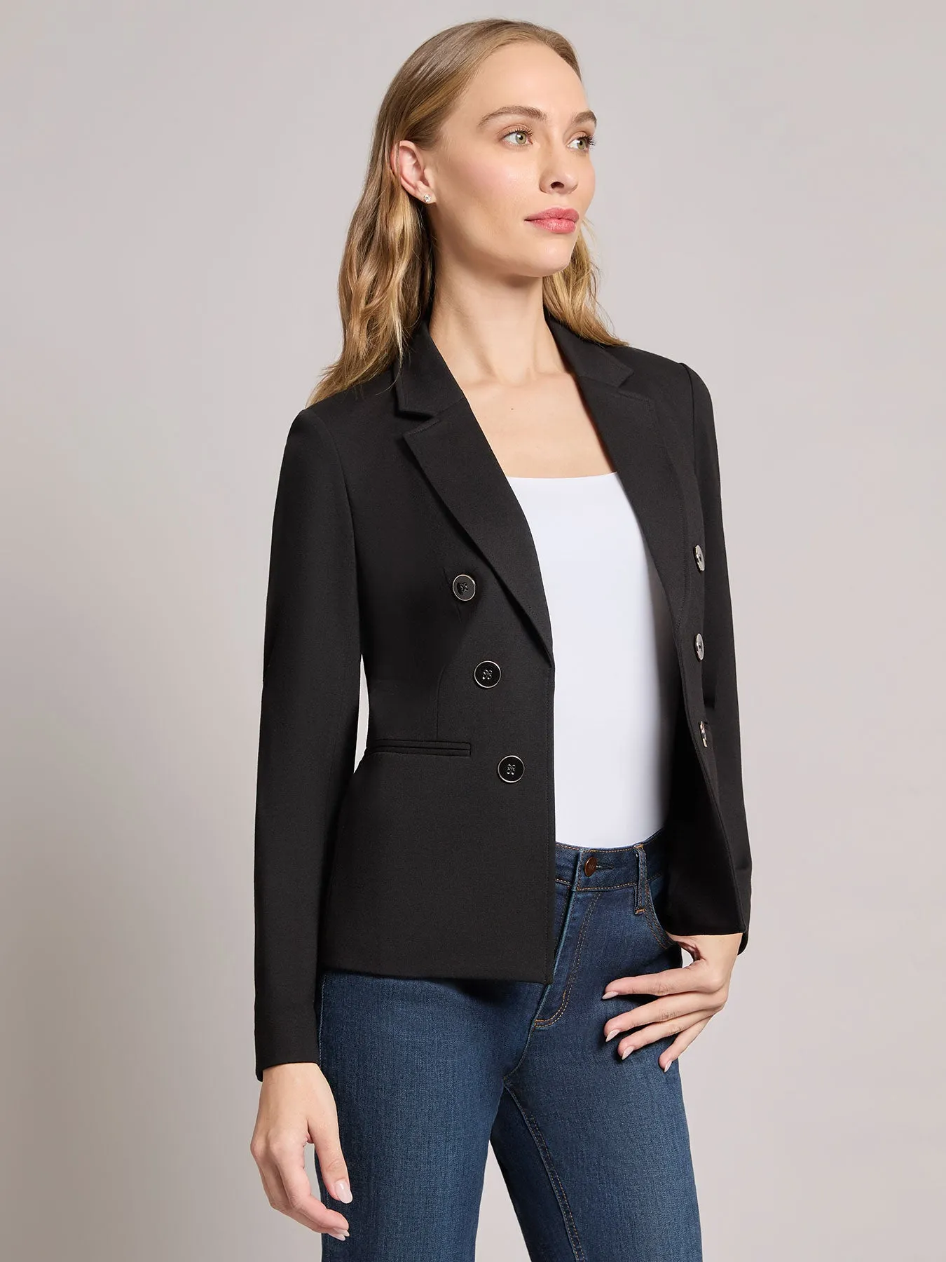 Faux Double Breasted Jacket