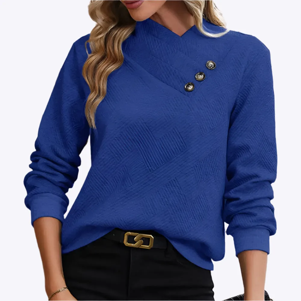 Fenja - Decorative Button Style Woman's Cardigans