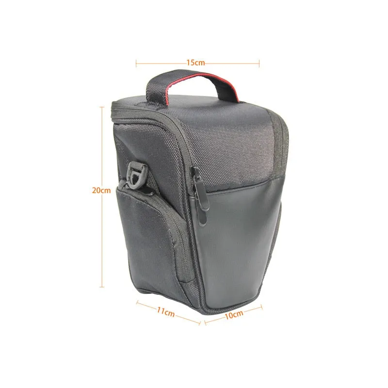 fosoto Fashion Triangle Digital Camera DSLR Shoulder Bag photo Case Bags For Canon EOS 1300D 6D 70D 760D 750D 80D 700D 600D 650D