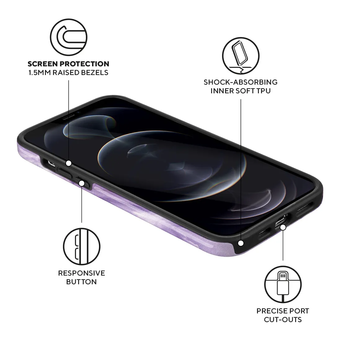 French Violet - iPhone 12 Pro Max Case
