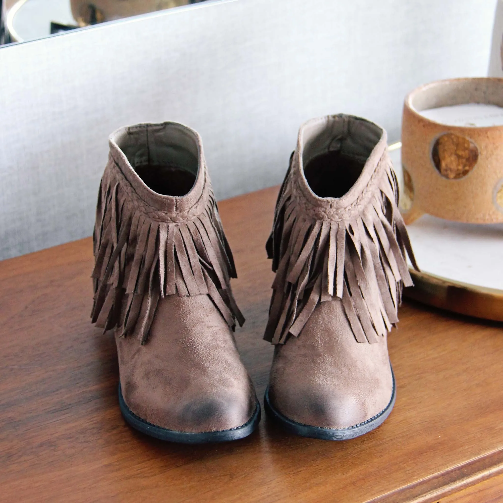 Fringed Horizon Booties