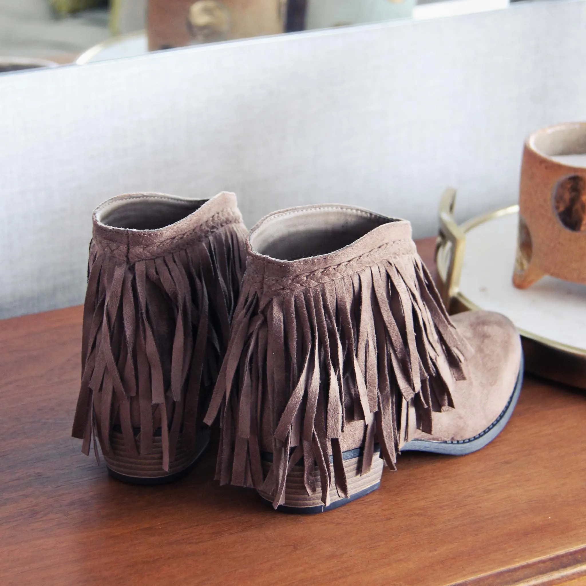 Fringed Horizon Booties