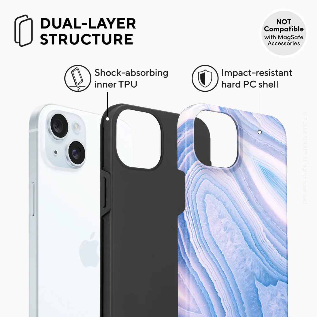 Frozen River - iPhone 15 Plus Case