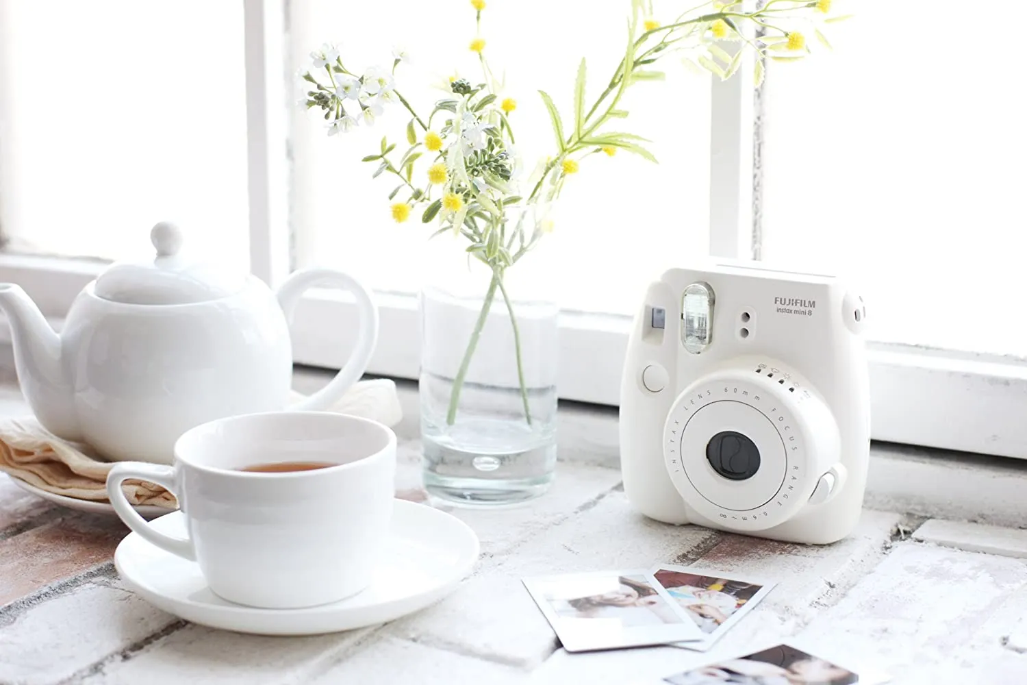 Fujifilm Instax Mini 8 Instant Film Camera - White