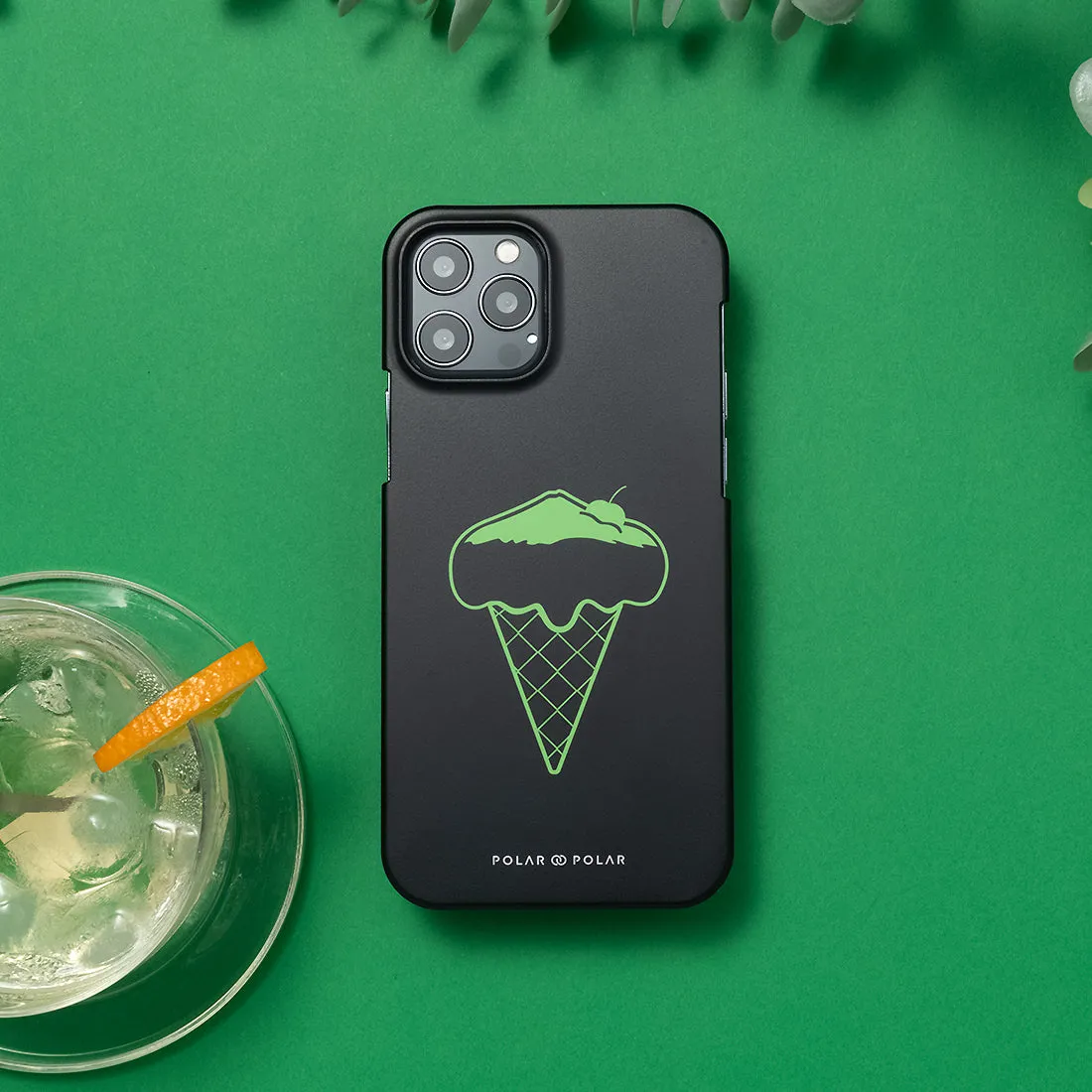 Fujisan Black Ice Cream Custom - iPhone 12 Case