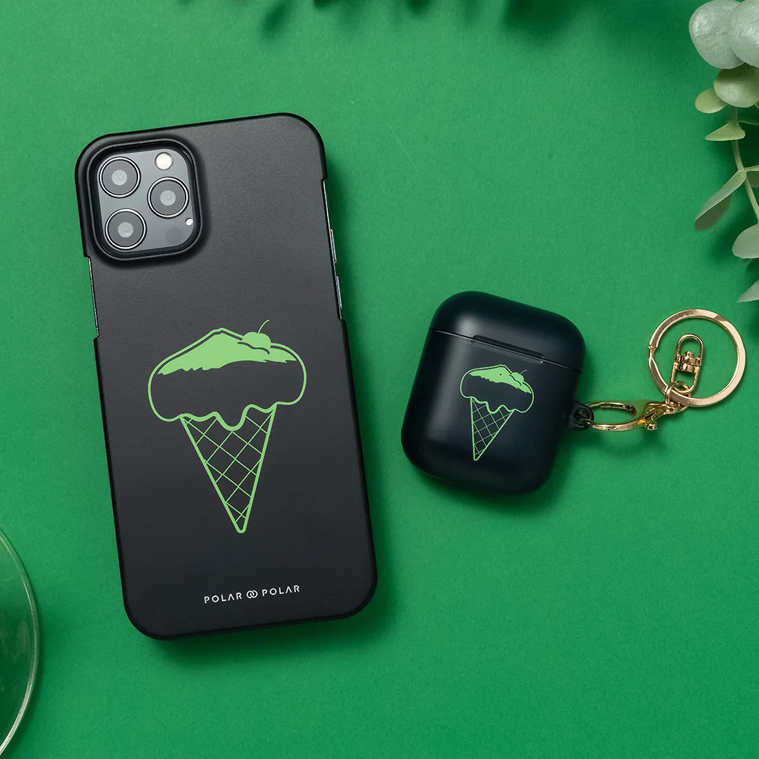 Fujisan Black Ice Cream Custom - iPhone 12 Case