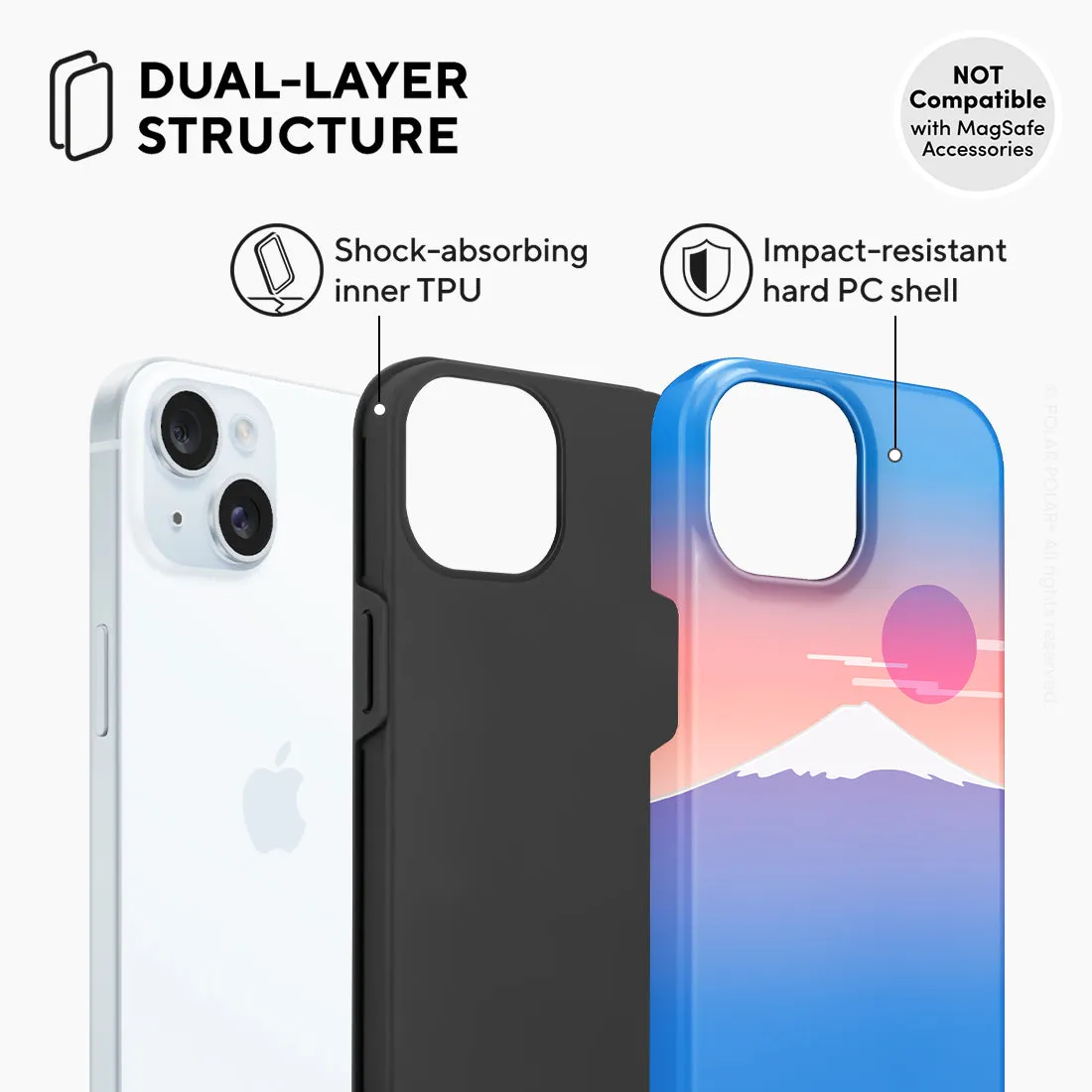 Fujisan Blue Custom - iPhone 15 Case