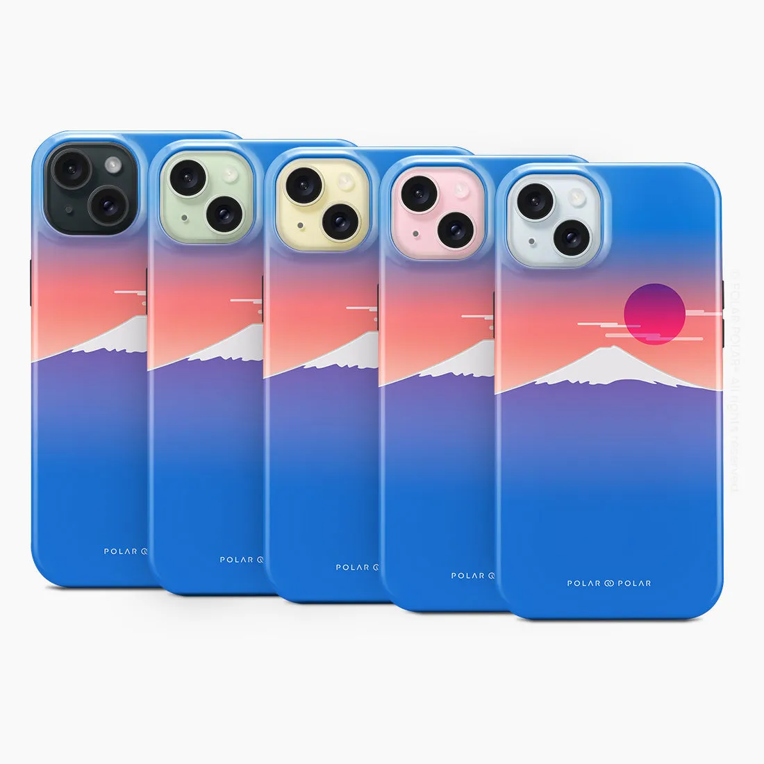 Fujisan Blue Custom - iPhone 15 Case