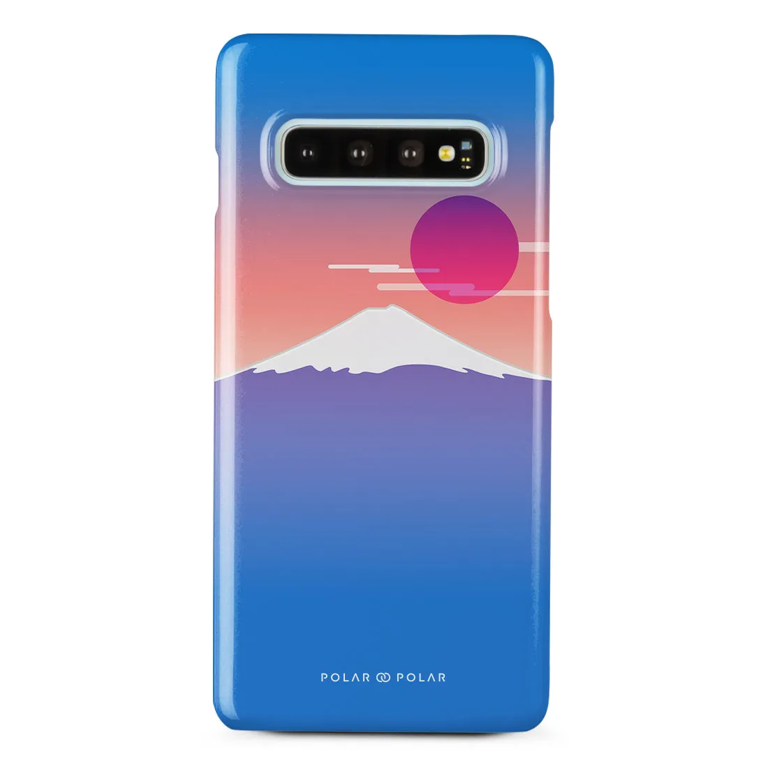 Fujisan Blue Custom - Samsung Galaxy S10 Case