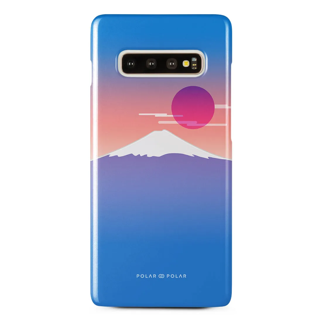Fujisan Blue Custom - Samsung Galaxy S10 Plus Case