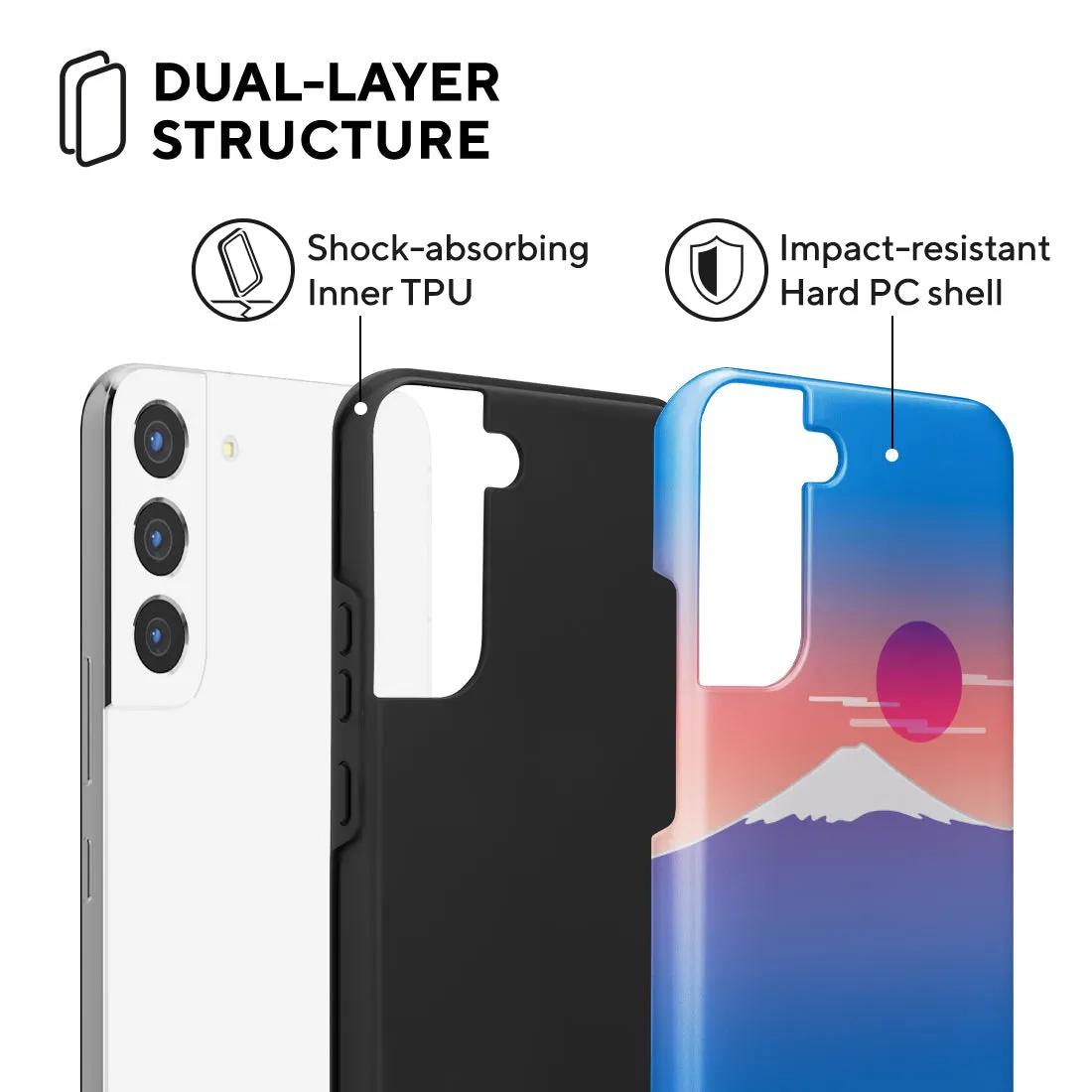 Fujisan Blue Custom - Samsung Galaxy S22  5G Case