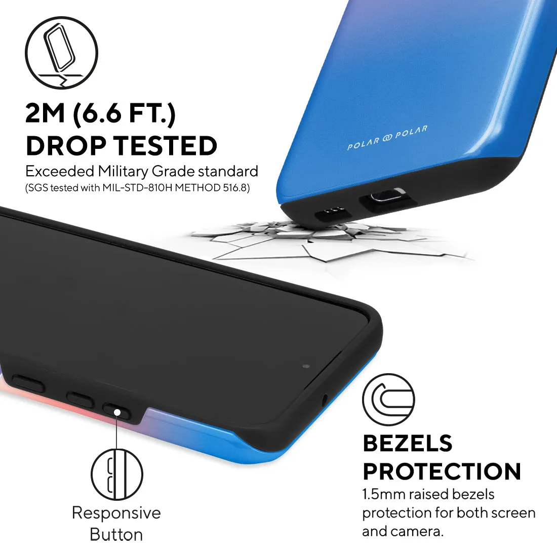 Fujisan Blue Custom - Samsung Galaxy S22  5G Case