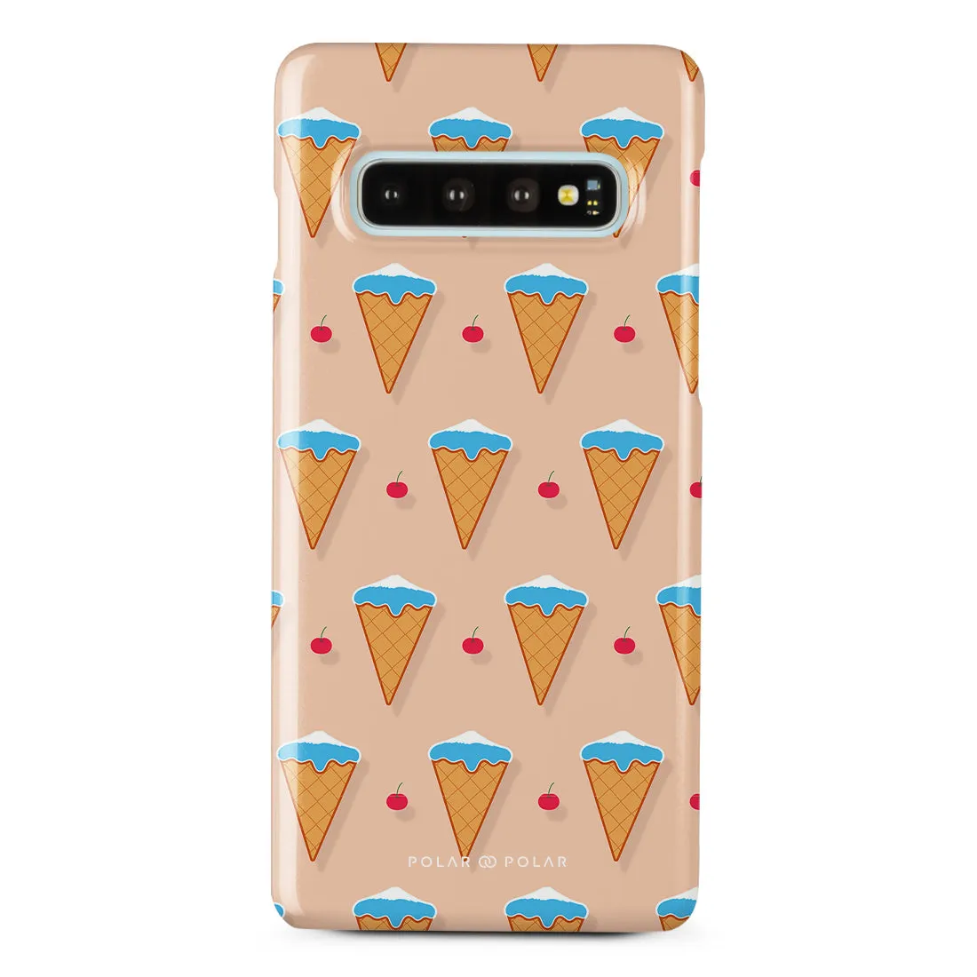 Fujisan Peach Ice Cream Custom - Samsung Galaxy S10 Case