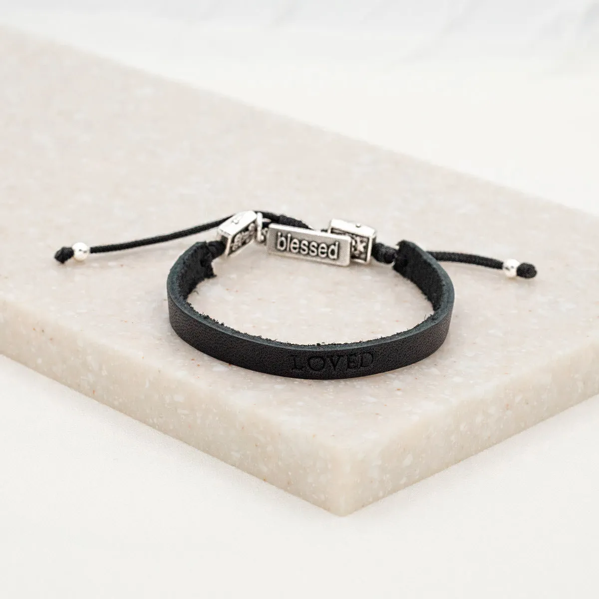 Garment of Grace Leather Bracelet
