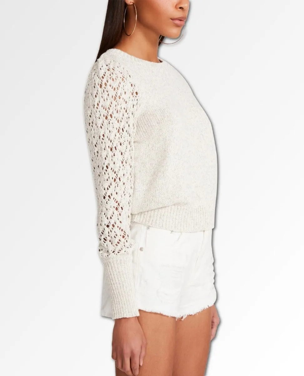 Gave Good Lace Sweater Ivory