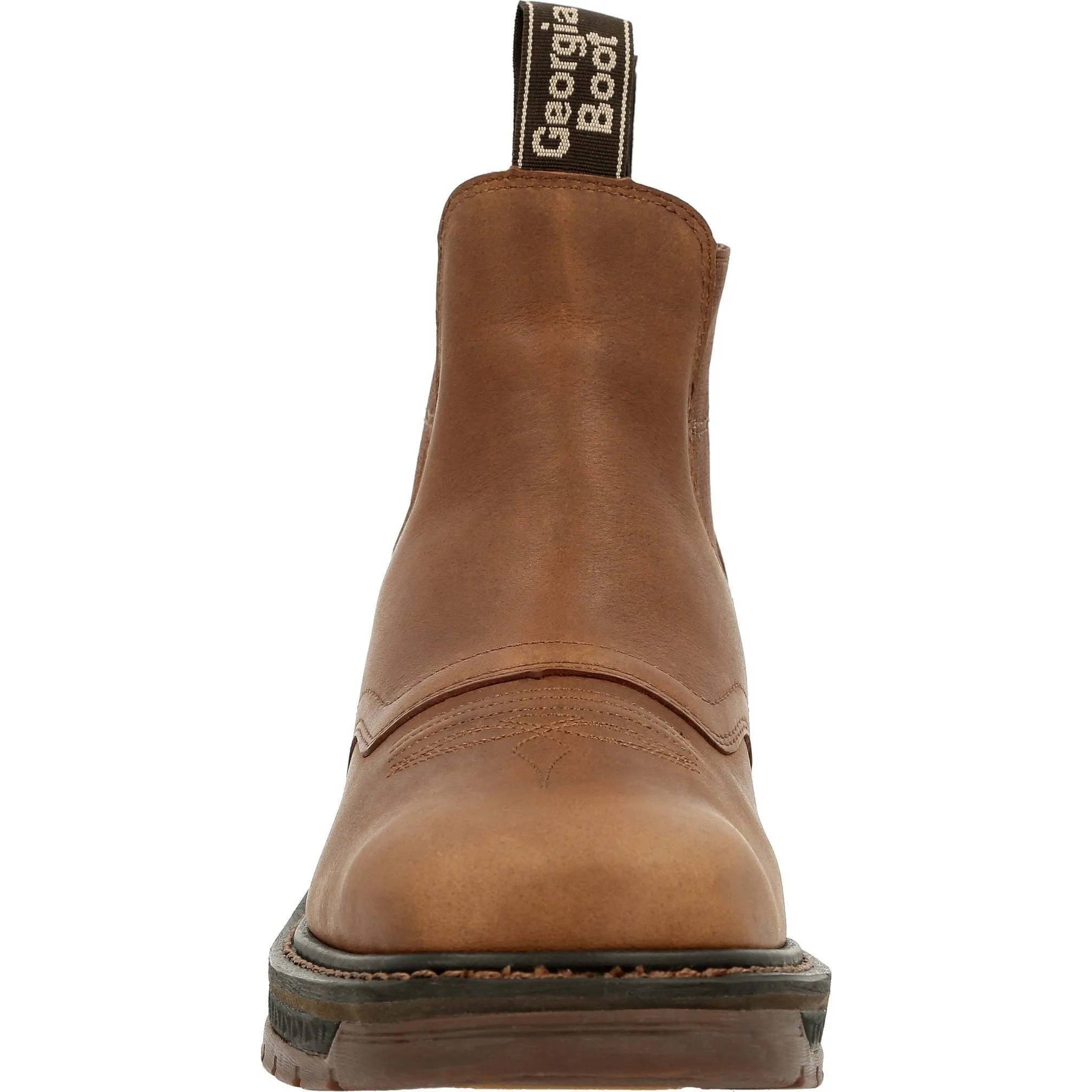 Georgia Men's Carbo-Tec LT 6" Soft Toe Waterproof Work Boot - Brown - GB00434