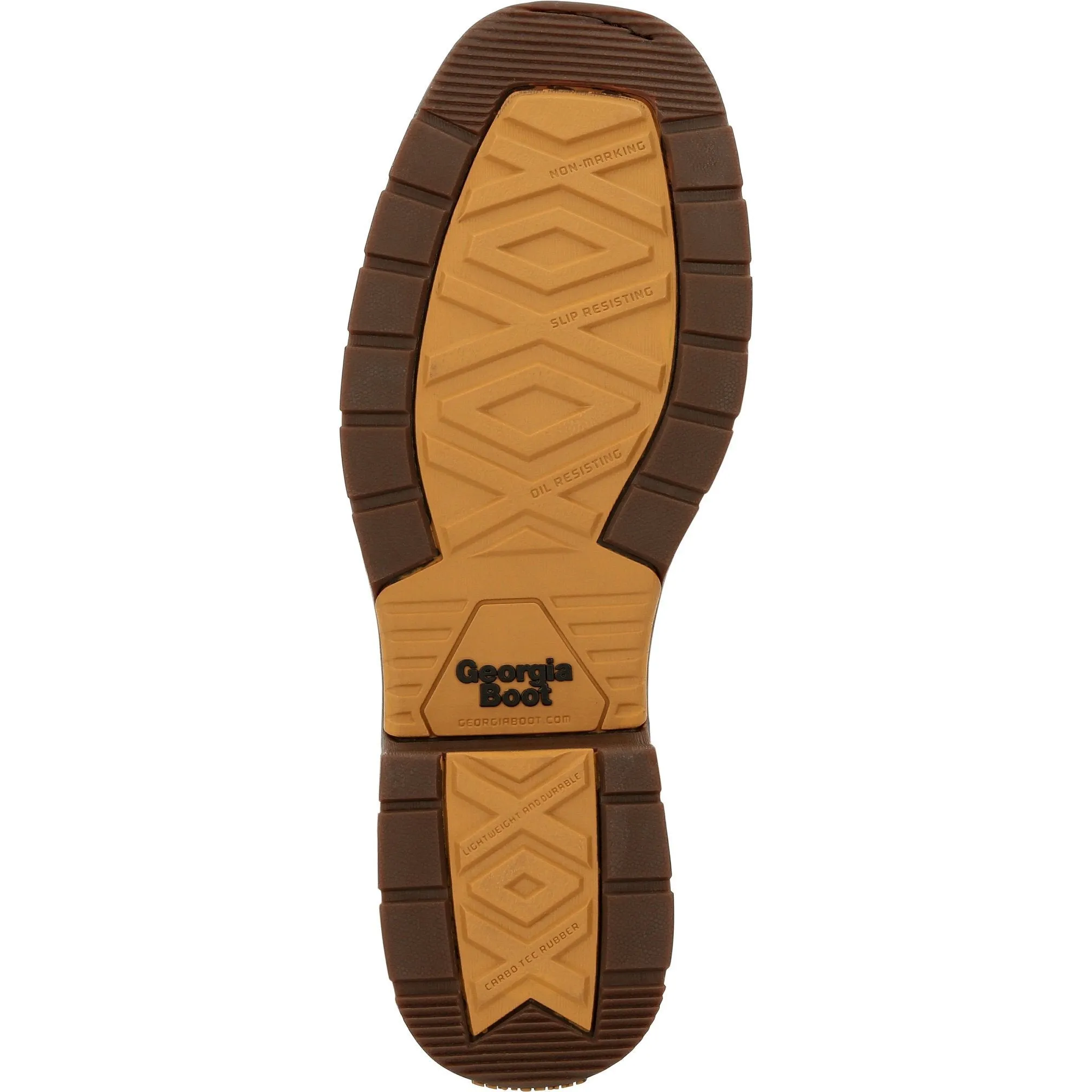 Georgia Men's Carbo-Tec LT 6" Soft Toe Waterproof Work Boot - Brown - GB00434
