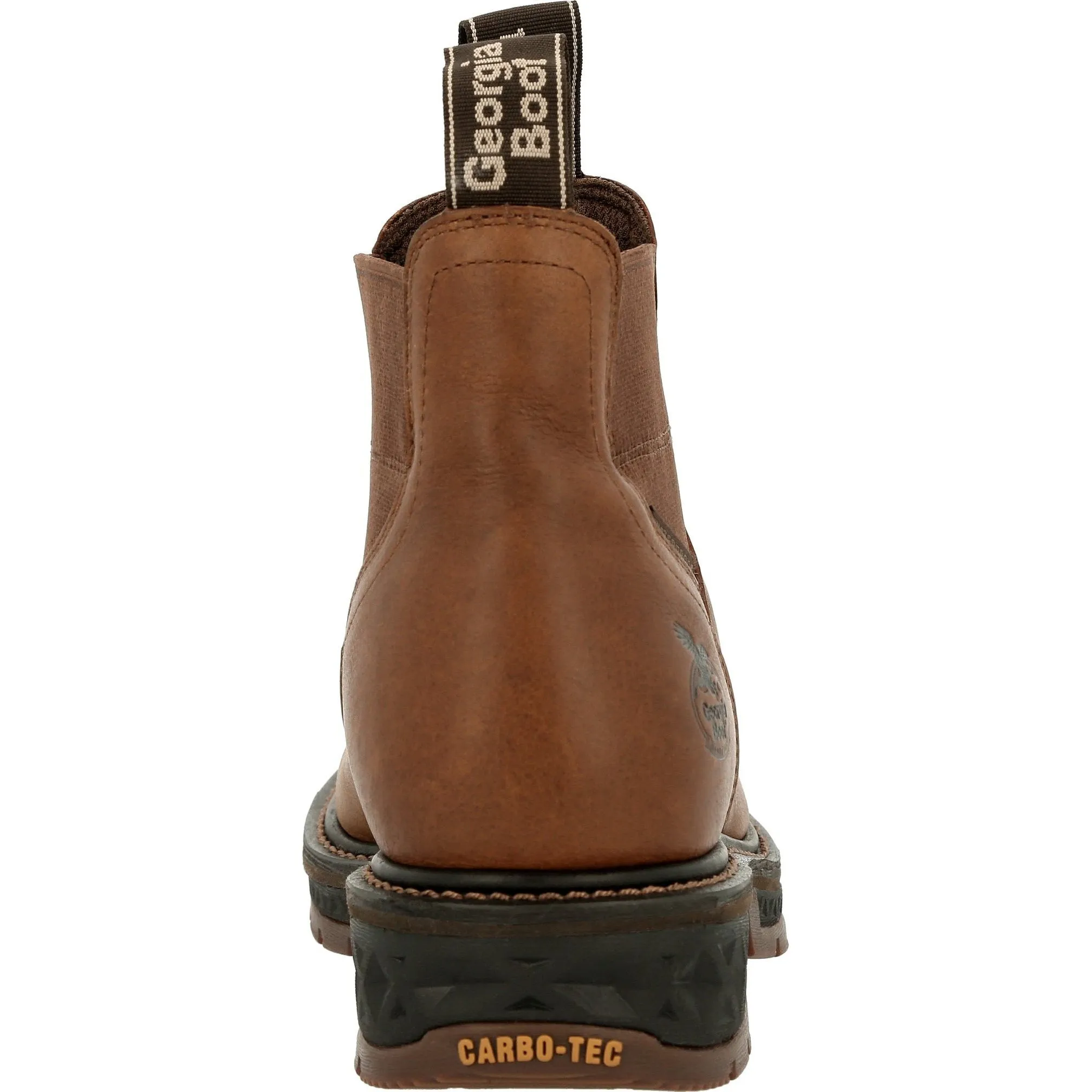 Georgia Men's Carbo-Tec LT 6" Soft Toe Waterproof Work Boot - Brown - GB00434