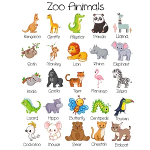 Gift Bags Zoo Animal Collection