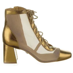 Giselle - Sheer Gold Dipped Ankle Boot