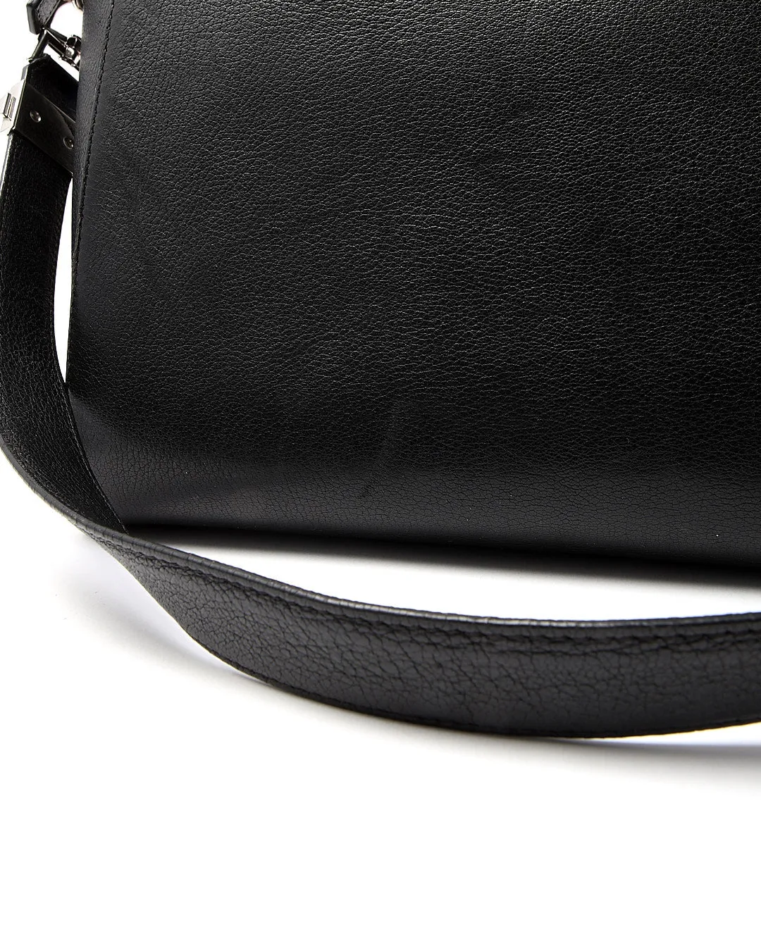 Givenchy Black Grained Leather Medium Antigona Bag