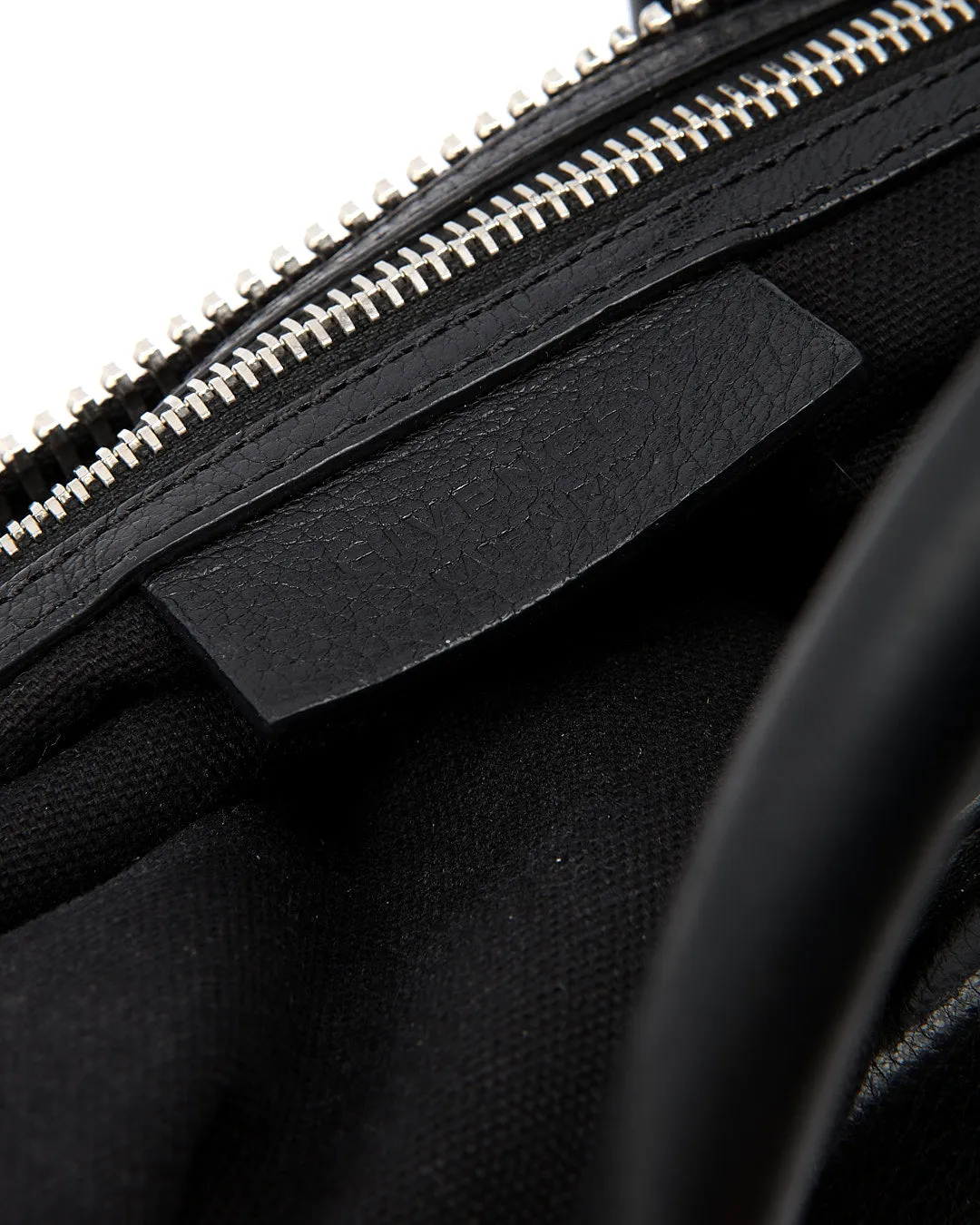 Givenchy Black Grained Leather Medium Antigona Bag