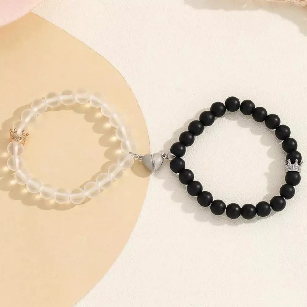 Glow Heart Magnetic Couples Gift Bracelet