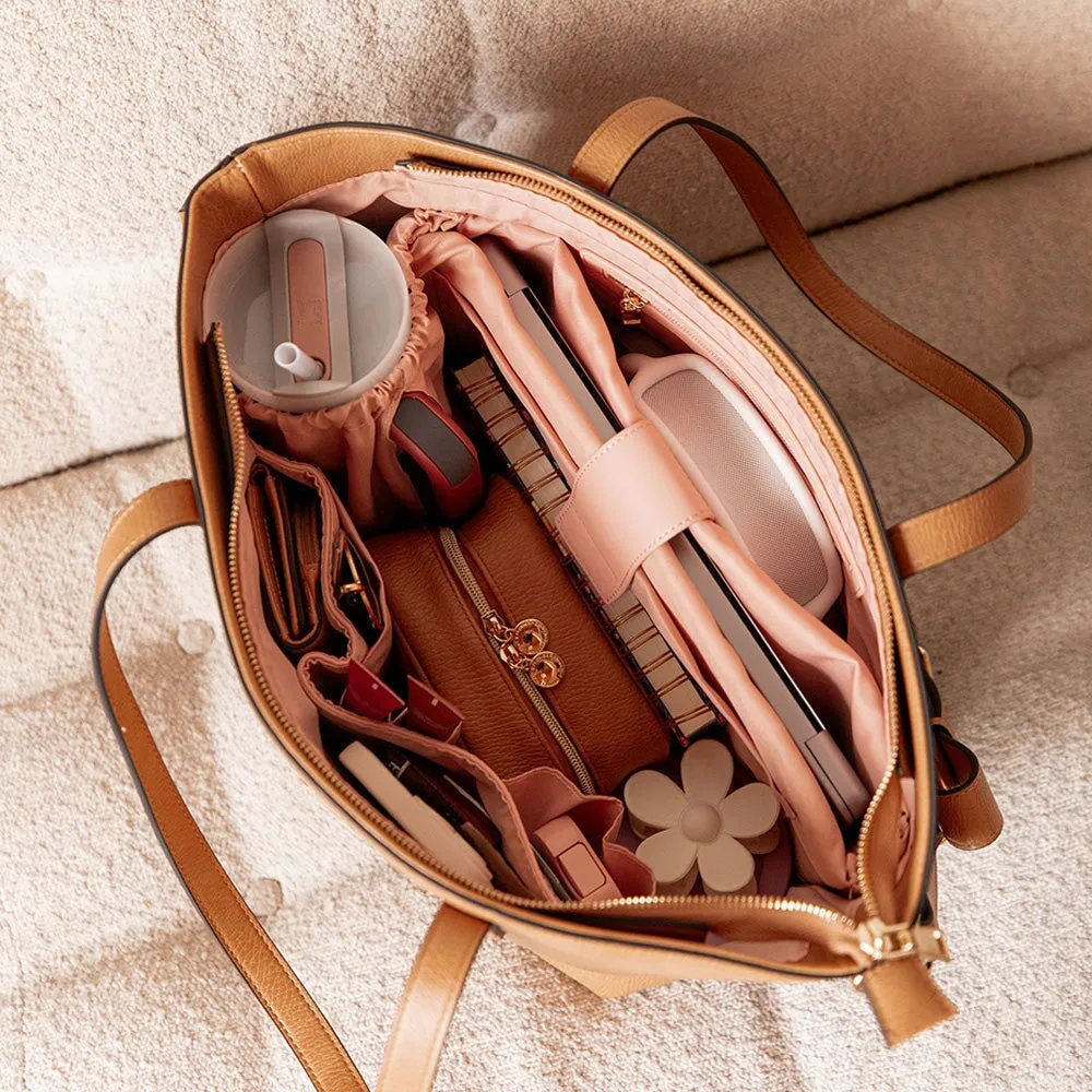 GO-GETTER TOTE camel