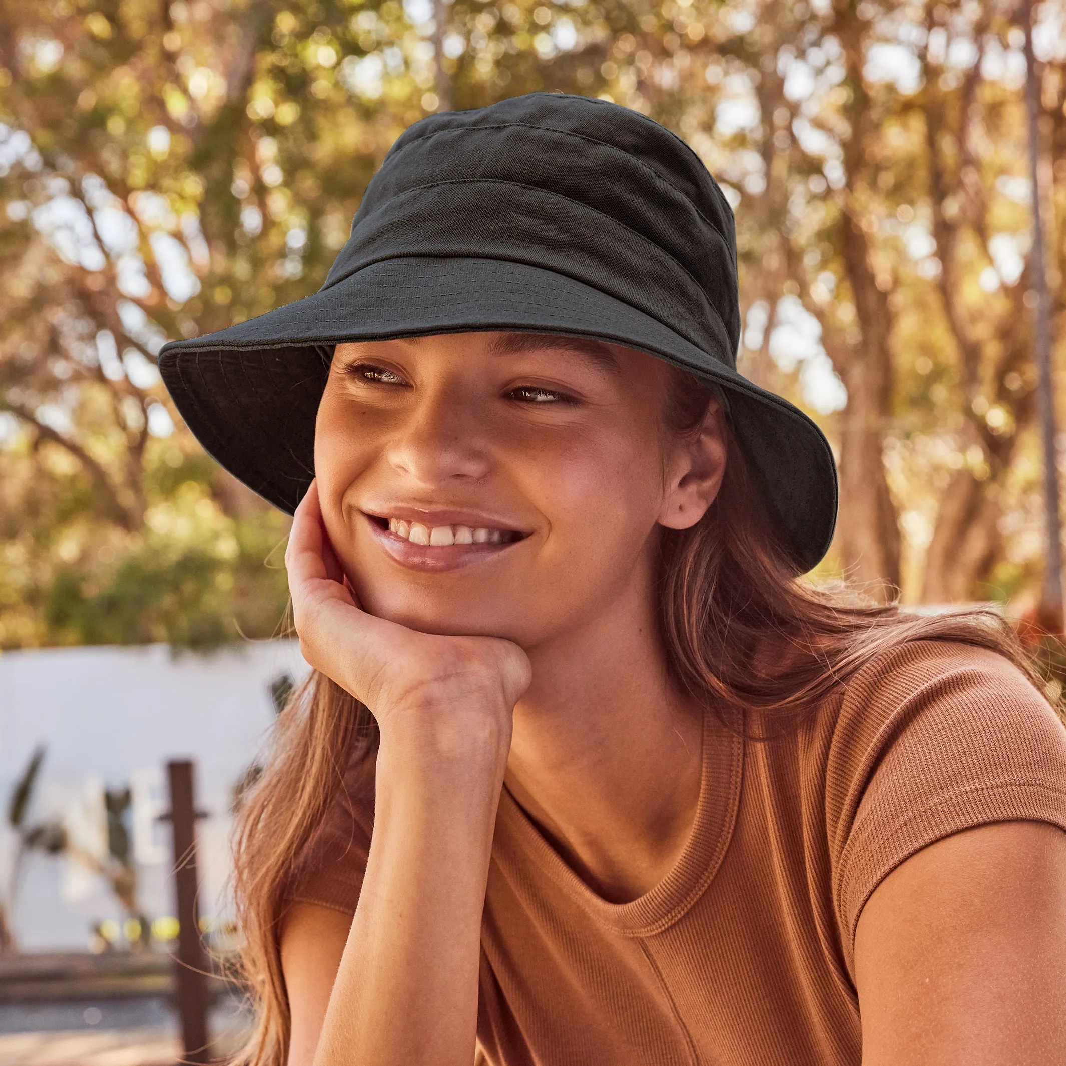 Golf Bucket Hat - Black