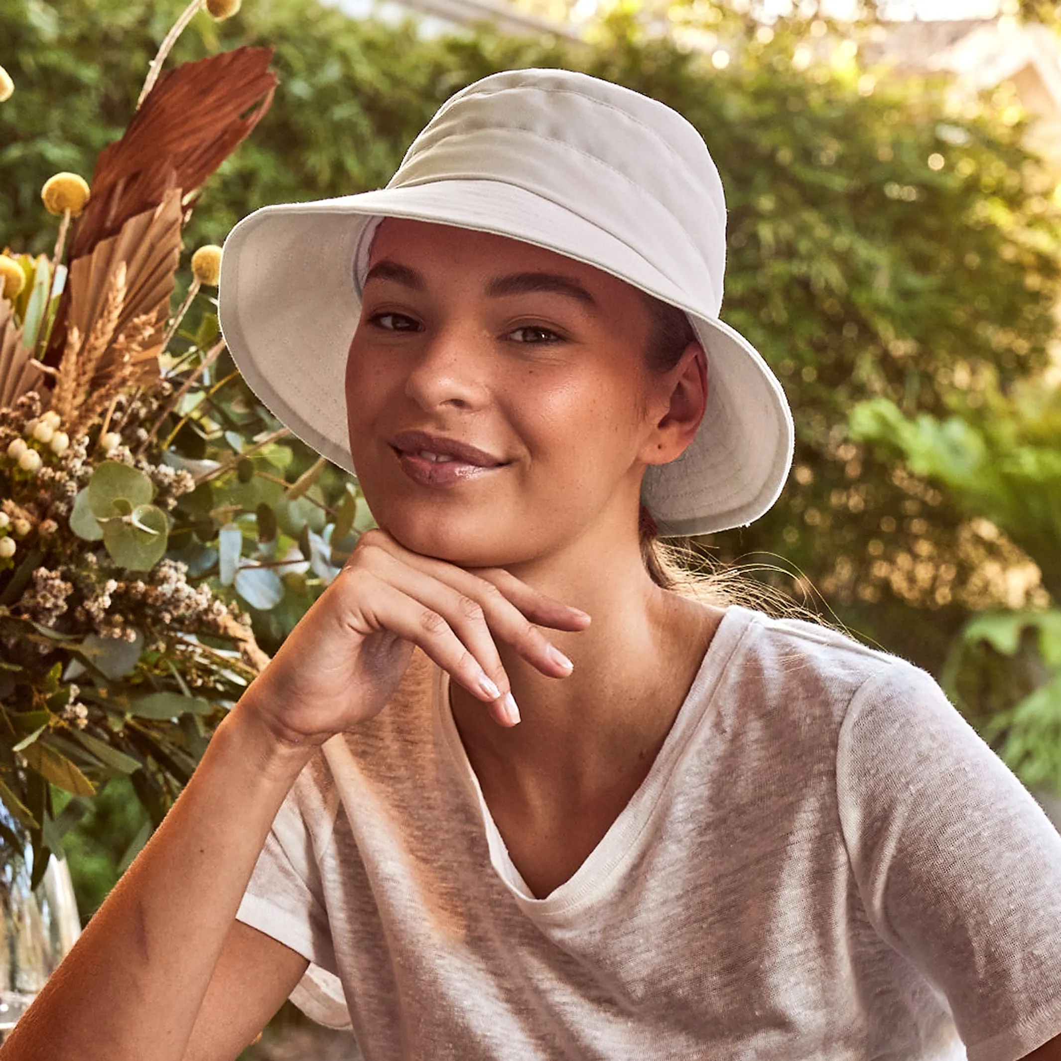 Golf Bucket Hat - White