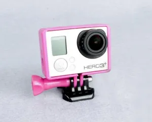 GoPro Border Standard Frame Mount for Hero 3 / 3  / 4 Camera - Purple