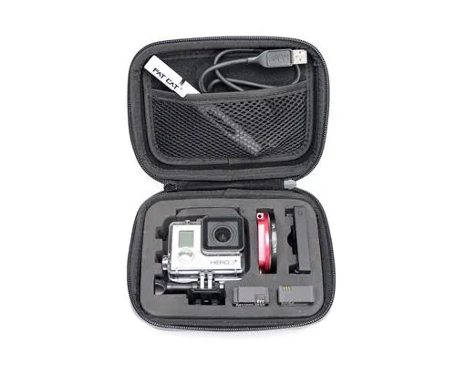 GoPro Carbon Fiber POV EVA Full Set Case for Hero 3/3 /4 Camera -Small