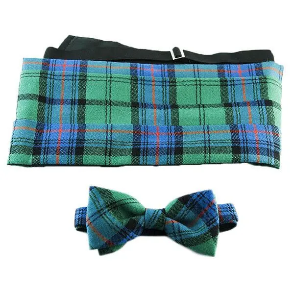 Gordon Modern Tartan Cummerbund & Bow Tie Set