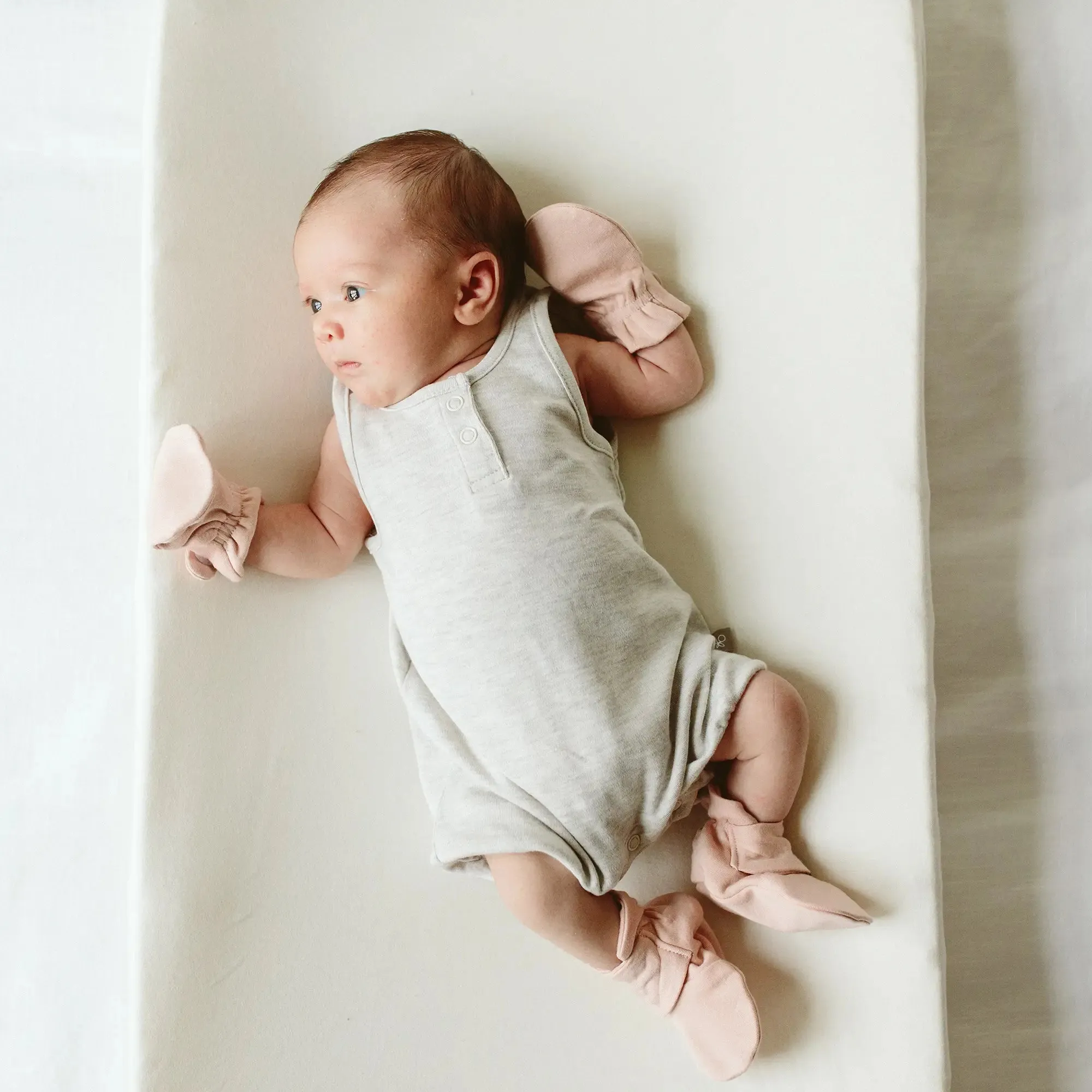 Goumikids - Baby Boots   Mitts Set - Rose