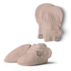 Goumikids - Baby Boots   Mitts Set - Rose