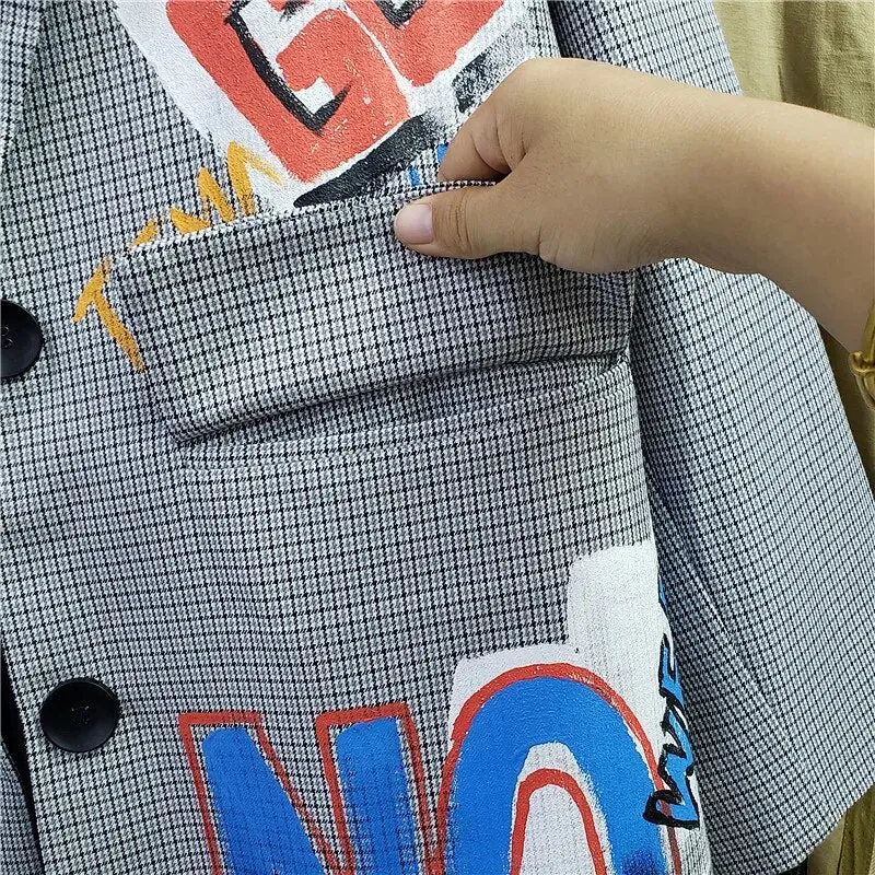 Graffiti  Blazer Design