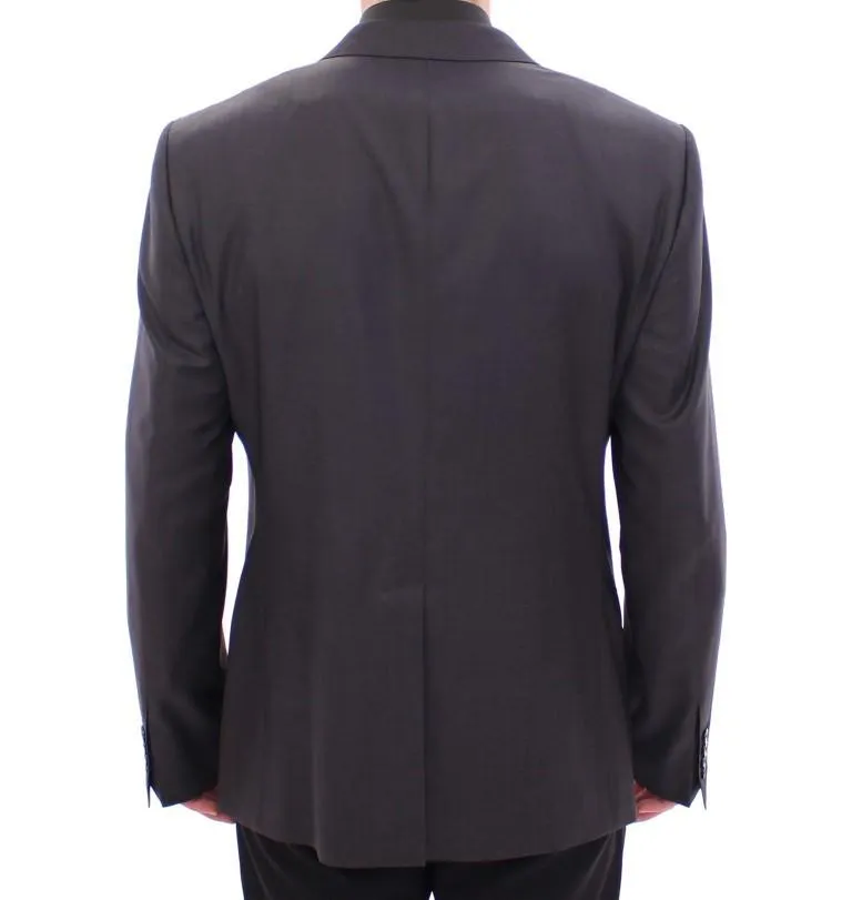 Gray slim fit MARTINI wool blazer