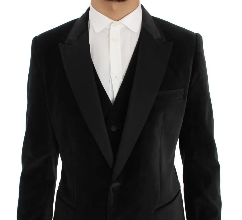 Gray Velvet Slim Fit Blazer Jacket
