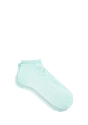 Green Ankle Socks