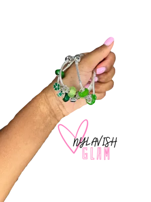 Green Charm Bracelets
