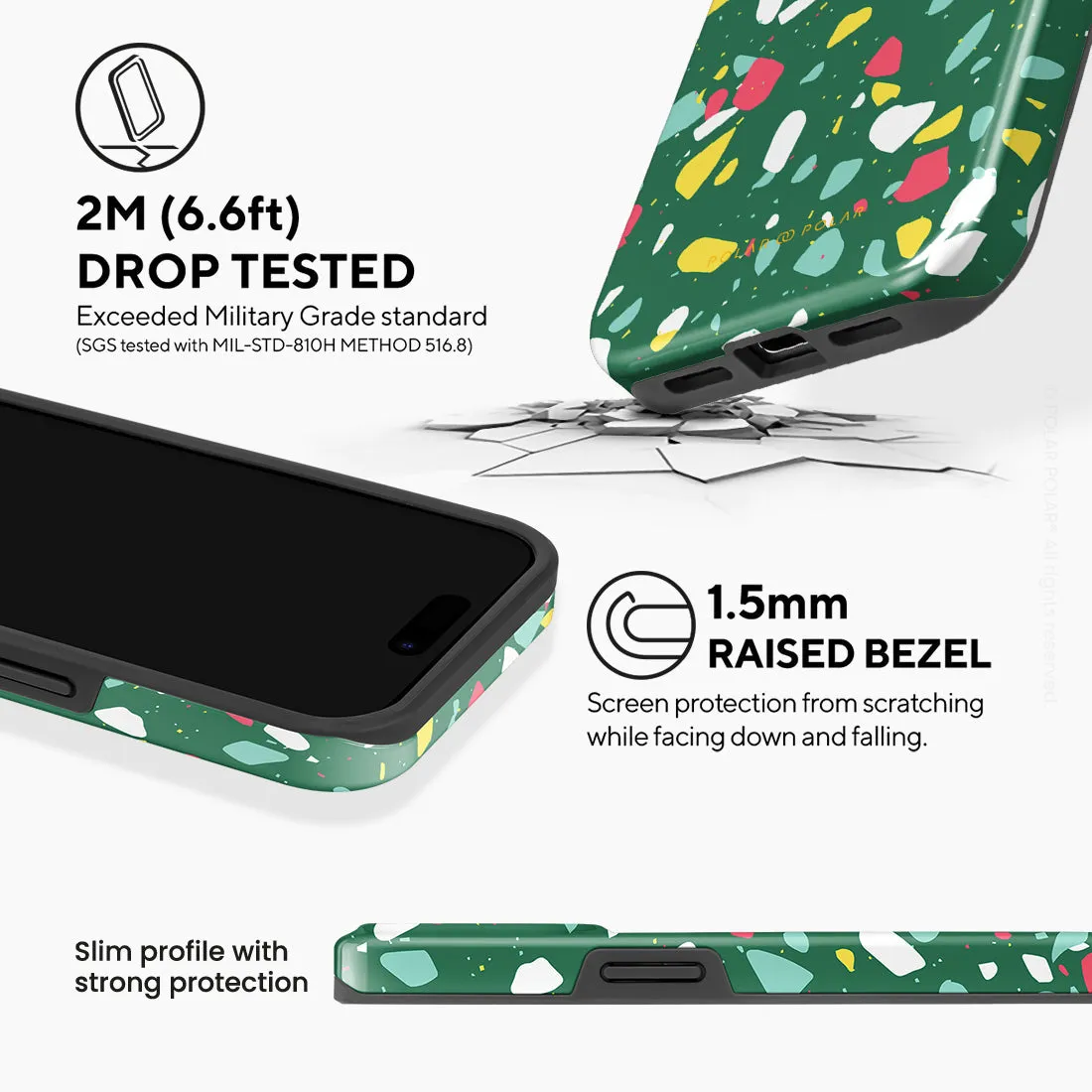 Greenfield Terrazzo Custom - iPhone 15 Pro Case