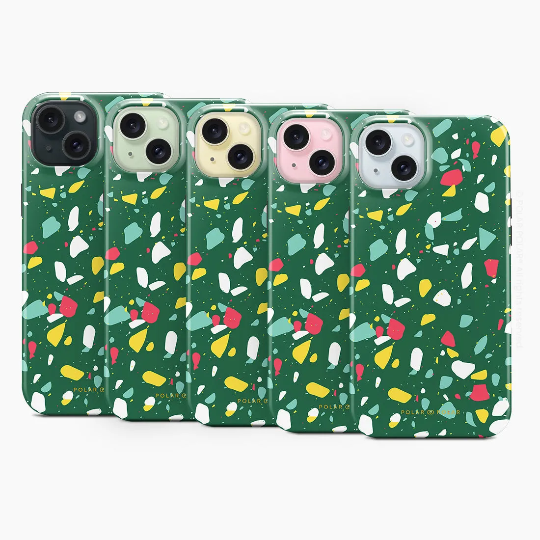 Greenfield Terrazzo - iPhone 15 Plus Case