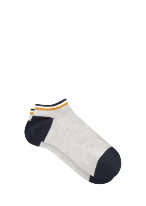 Grey Ankle Socks