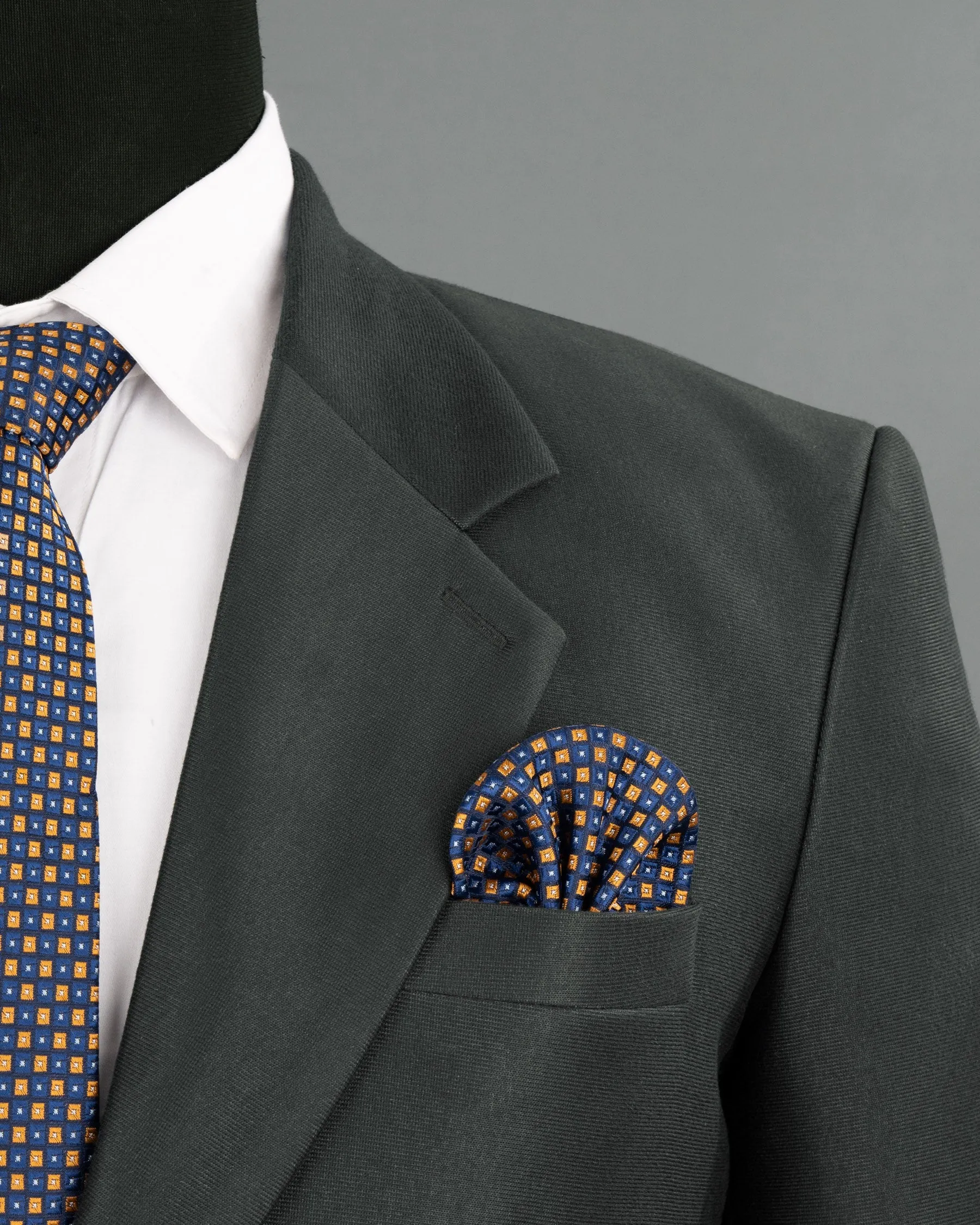 Greyish Green Premium Cotton Blazer