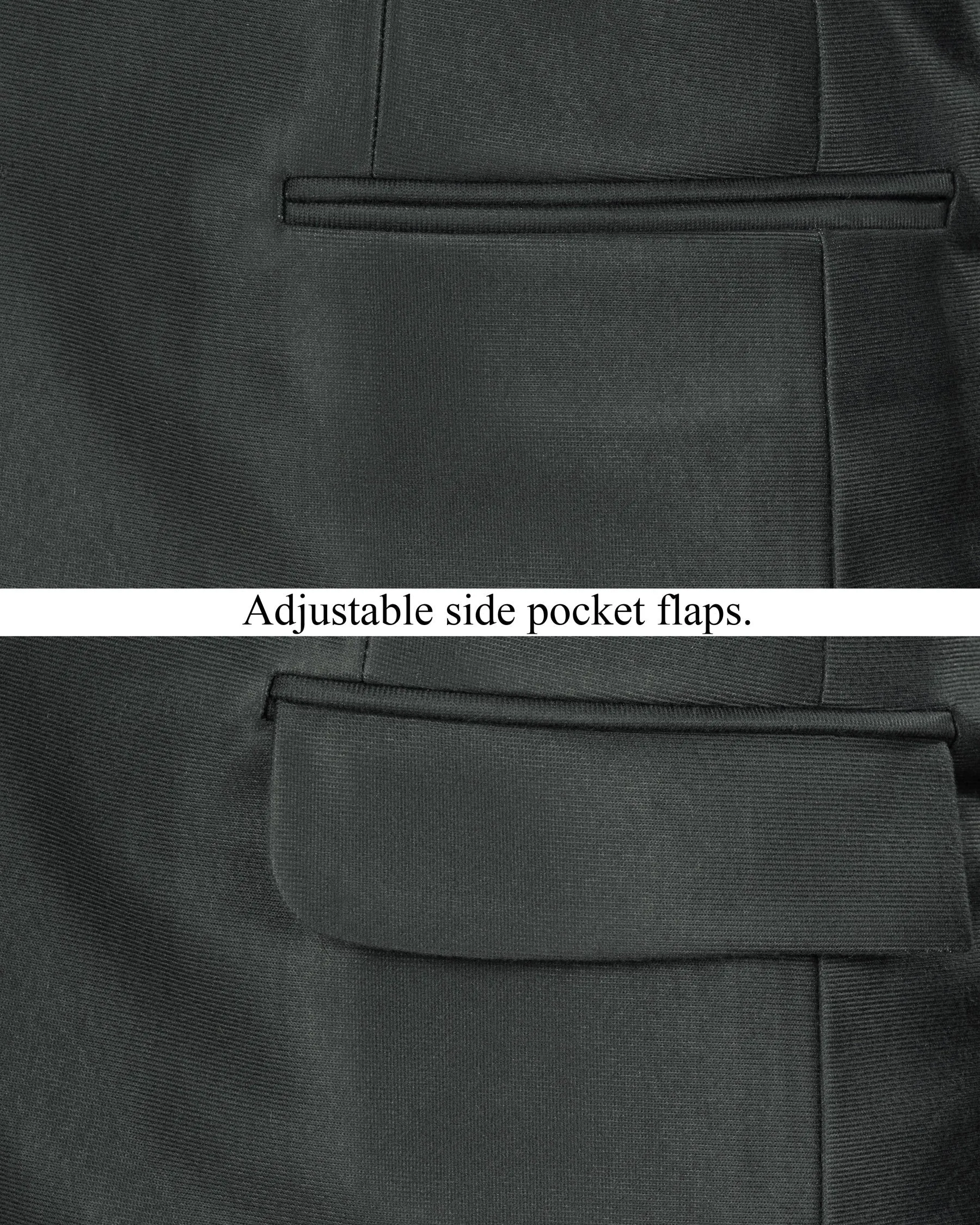 Greyish Green Premium Cotton Blazer