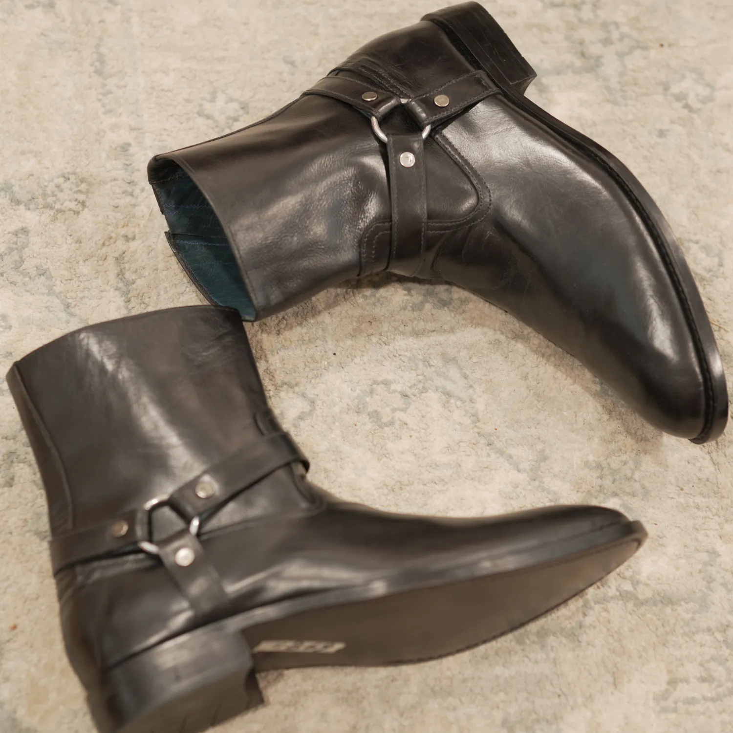 Handmade Chelsea Zipper Full-Grain Leather Ankle Boots