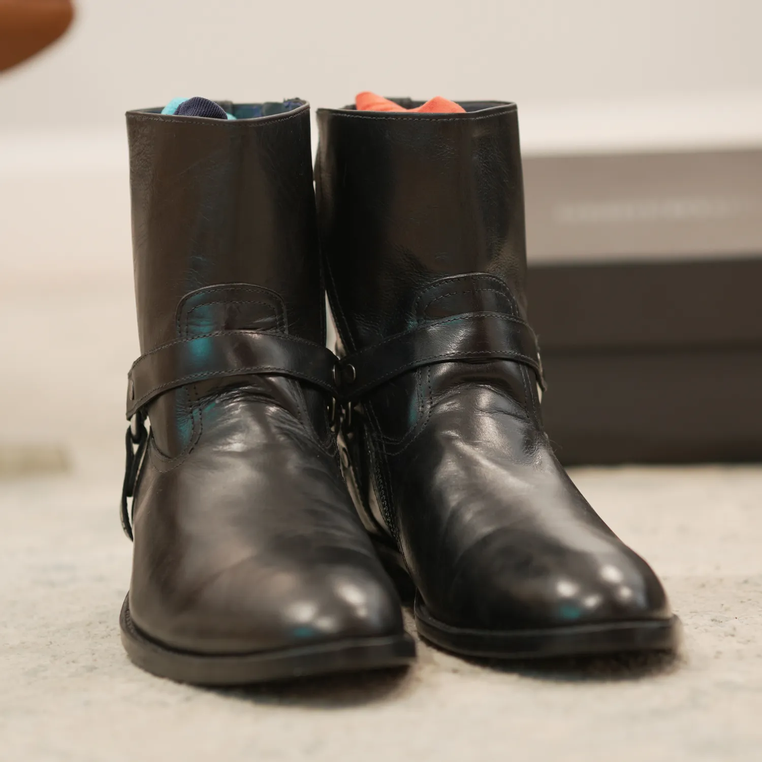 Handmade Chelsea Zipper Full-Grain Leather Ankle Boots