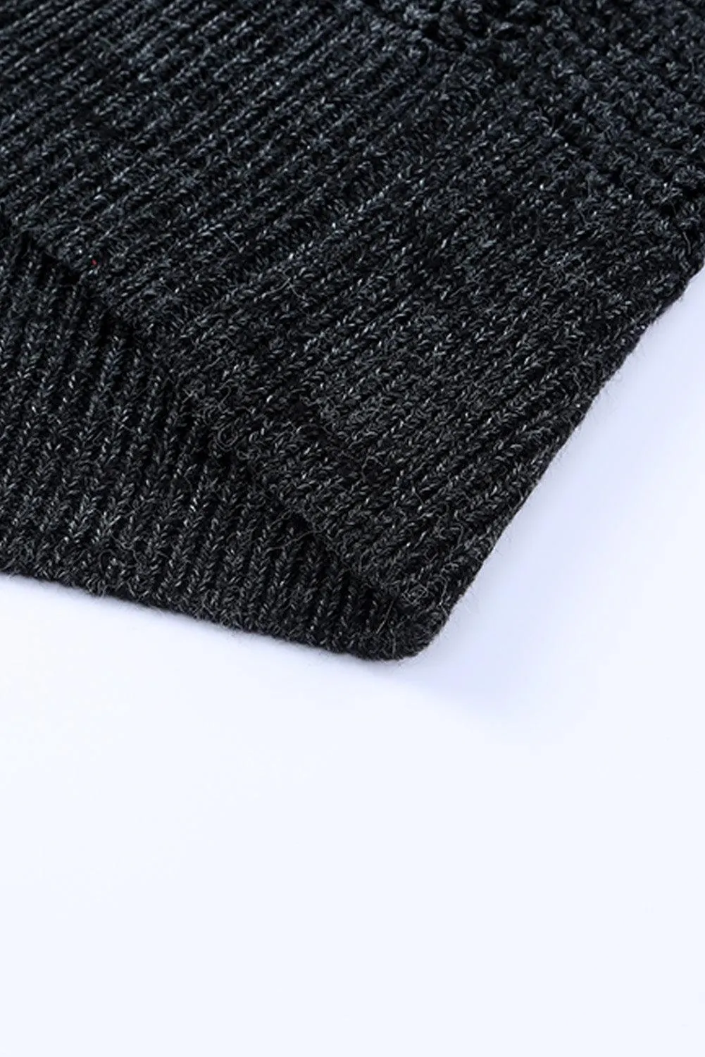 Hazel Blues® | Heathered Open Front Longline Cardigan