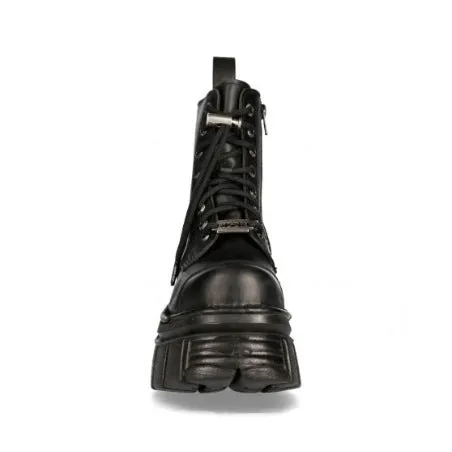 Heavy Metal Platform Ankle Boots