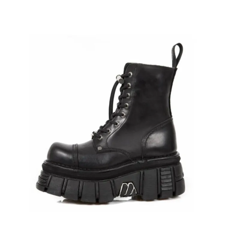 Heavy Metal Platform Ankle Boots